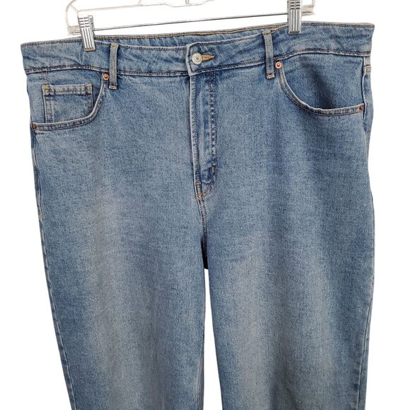 Old Navy Women Sz 16 Jeans Extra High Rise Wide Leg Denim Secret Smooth Pockets - Picture 5 of 10